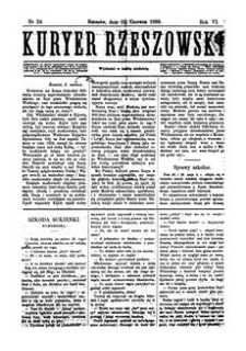 Kuryer Rzeszowski. 1888, R. 6, nr 24 (10 czerwca)