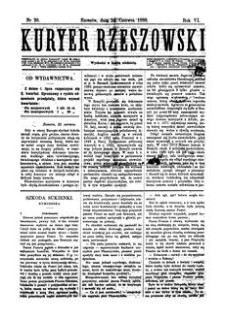 Kuryer Rzeszowski. 1888, R. 6, nr 26 (24 czerwca)