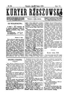 Kuryer Rzeszowski. 1888, R. 6, nr 28 (8 lipca)