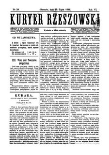 Kuryer Rzeszowski. 1888, R. 6, nr 29 (15 lipca)