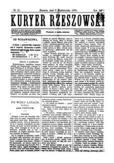 Kuryer Rzeszowski. 1888, R. 6, nr 41 (7 października)