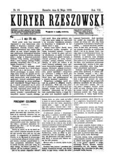 Kuryer Rzeszowski. 1889, R. 7, nr 18 (5 maja)