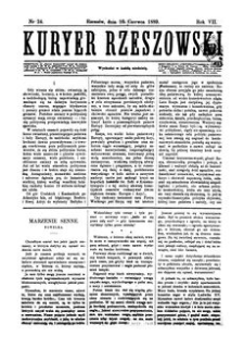 Kuryer Rzeszowski. 1889, R. 7, nr 24 (16 czerwca)