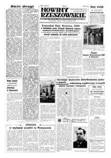 Nowiny Rzeszowskie : organ KW Polskiej Zjednoczonej Partii Robotniczej. 1955, R. 7, nr 15 (18 stycznia)