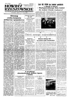 Nowiny Rzeszowskie : organ KW Polskiej Zjednoczonej Partii Robotniczej. 1955, R. 7, nr 58 (9 marca)