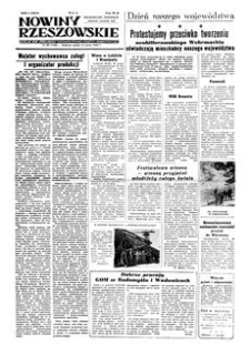 Nowiny Rzeszowskie : organ KW Polskiej Zjednoczonej Partii Robotniczej. 1955, R. 7, nr 60 (11 marca)