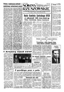 Nowiny Rzeszowskie : organ KW Polskiej Zjednoczonej Partii Robotniczej. 1955, R. 7, nr 255 (26 października)