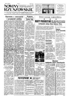 Nowiny Rzeszowskie : organ KW Polskiej Zjednoczonej Partii Robotniczej. 1955, R. 7, nr 258 (29-30 października)