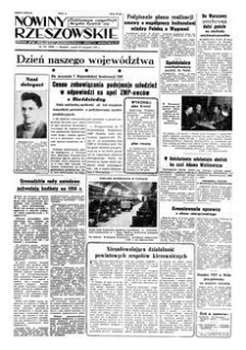 Nowiny Rzeszowskie : organ KW Polskiej Zjednoczonej Partii Robotniczej. 1955, R. 7, nr 281 (25 listopada)