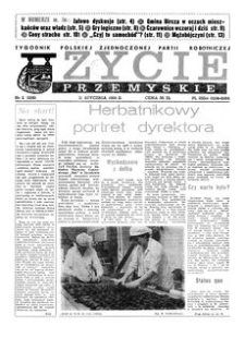 Życie Przemyskie : tygodnik Polskiej Zjednoczonej Partii Robotniczej. 1989, R. 23, nr 2 (1098) (11 stycznia)