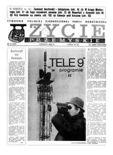 Życie Przemyskie : tygodnik Polskiej Zjednoczonej Partii Robotniczej. 1989, R. 23, nr 5 (1101) (1 lutego)