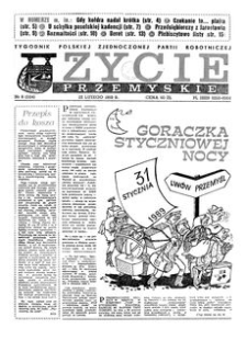 Życie Przemyskie : tygodnik Polskiej Zjednoczonej Partii Robotniczej. 1989, R. 23, nr 8 (1104) (22 lutego)