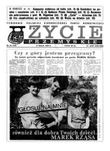 Życie Przemyskie : tygodnik Polskiej Zjednoczonej Partii Robotniczej. 1989, R. 23, nr 22 (1118) (31 maja)