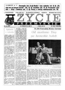 Życie Przemyskie : tygodnik Polskiej Zjednoczonej Partii Robotniczej. 1989, R. 23, nr 24 (1120) (14 czerwca)