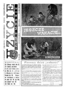 Życie Przemyskie : tygodnik Polskiej Zjednoczonej Partii Robotniczej. 1989, R. 23, nr 32 (1128) (9 sierpnia)