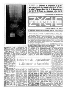 Życie Przemyskie : tygodnik regionalny. 1989, R. 23, nr 43 (1139) (25 października)