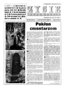 Życie Przemyskie : tygodnik regionalny. 1989, R. 23, nr 44 (1140) (1 listopada)