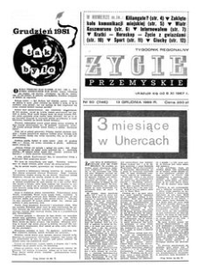 Życie Przemyskie : tygodnik regionalny. 1989, R. 23, nr 50 (1146) (13 grudnia)