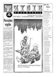 Życie Przemyskie : tygodnik regionalny. 1989, R. 23, nr 51 (1147) (20 grudnia)