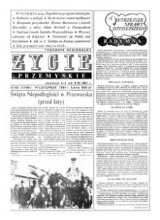 Życie Przemyskie : tygodnik regionalny. 1990, R. 24, nr 46 (1194) (14 listopada)