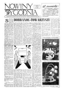 Nowiny Tygodnia : dodatek społeczno-kulturalny „Nowin Rzeszowskich”. 1957, R. 8, nr 7 (23 lutego)