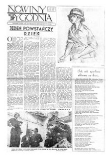 Nowiny Tygodnia : dodatek społeczno-kulturalny „Nowin Rzeszowskich”. 1957, R. 8, nr 29 (3 sierpnia)
