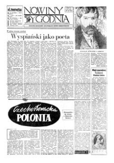 Nowiny Tygodnia : dodatek społeczno-kulturalny „Nowin Rzeszowskich”. 1957, R. 8, nr 38 (5 października)