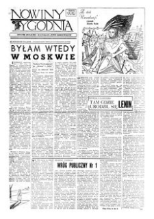 Nowiny Tygodnia : dodatek społeczno-kulturalny „Nowin Rzeszowskich”. 1957, R. 8, nr 42 (9 listopada)