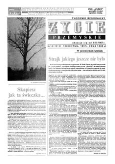 Życie Przemyskie : tygodnik regionalny. 1991, R. 25, nr 15 (1215) (10 kwietnia)