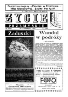 Życie Przemyskie : tygodnik regionalny. 1991, R. 25, nr 44 (1244) (30 października)