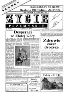 Życie Przemyskie : tygodnik regionalny. 1991, R. 25, nr 45 (1245) (6 listopada)