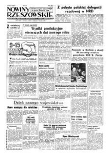 Nowiny Rzeszowskie : organ KW Polskiej Zjednoczonej Partii Robotniczej. 1956, R. 8, nr 6 (7-8 stycznia)