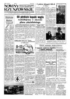 Nowiny Rzeszowskie : organ KW Polskiej Zjednoczonej Partii Robotniczej. 1956, R. 8, nr 12 (14-15 stycznia)