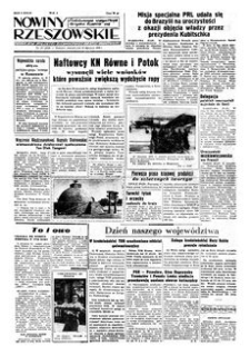 Nowiny Rzeszowskie : organ KW Polskiej Zjednoczonej Partii Robotniczej. 1956, R. 8, nr 19 (23 stycznia)