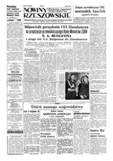 Nowiny Rzeszowskie : organ KW Polskiej Zjednoczonej Partii Robotniczej. 1956, R. 8, nr 30 (4-5 lutego)