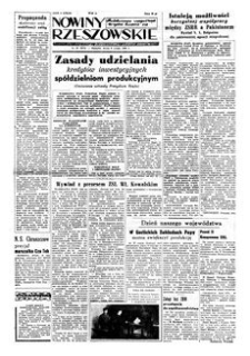 Nowiny Rzeszowskie : organ KW Polskiej Zjednoczonej Partii Robotniczej. 1956, R. 8, nr 33 (8 lutego)