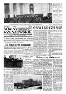 Nowiny Rzeszowskie : organ KW Polskiej Zjednoczonej Partii Robotniczej. 1956, R. 8, nr 43 (20 lutego)