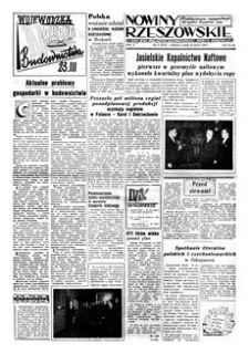 Nowiny Rzeszowskie : organ KW Polskiej Zjednoczonej Partii Robotniczej. 1956, R. 8, nr 71 (23 marca)