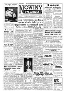 Nowiny Rzeszowskie : organ Komitetu Wojewódzkiego PZPR. 1956, R. 8, nr 89 (14-15 kwietnia)
