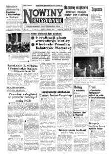Nowiny Rzeszowskie : organ Komitetu Wojewódzkiego PZPR. 1956, R. 8, nr 182 (1 sierpnia)