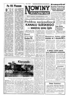 Nowiny Rzeszowskie : organ Komitetu Wojewódzkiego PZPR. 1956, R. 8, nr 186 (6 sierpnia)