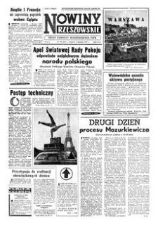 Nowiny Rzeszowskie : organ Komitetu Wojewódzkiego PZPR. 1956, R. 8, nr 188 (8 sierpnia)