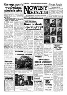 Nowiny Rzeszowskie : organ Komitetu Wojewódzkiego PZPR. 1956, R. 8, nr 189 (9 sierpnia)