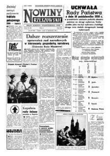 Nowiny Rzeszowskie : organ Komitetu Wojewódzkiego PZPR. 1956, R. 8, nr 250 (19 października)