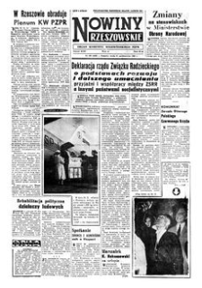 Nowiny Rzeszowskie : organ Komitetu Wojewódzkiego PZPR. 1956, R. 8, nr 260 (31 października)