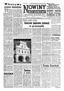 Nowiny Rzeszowskie : organ Komitetu Wojewódzkiego PZPR. 1956, R. 8, nr 262 (2 listopada)