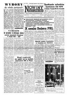 Nowiny Rzeszowskie : organ Komitetu Wojewódzkiego PZPR. 1956, R. 8, nr 272 (14 listopada)