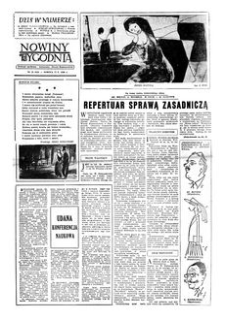 Nowiny Tygodnia : dodatek społeczno-kulturalny „Nowin Rzeszowskich”. 1958, R. 9, nr 19 (17 maja)