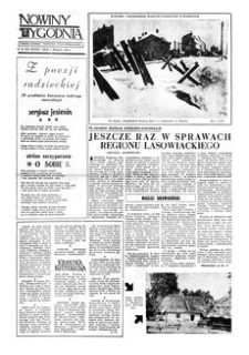 Nowiny Tygodnia : dodatek społeczno-kulturalny „Nowin Rzeszowskich”. 1958, R. 9, nr 43 (1 listopada)