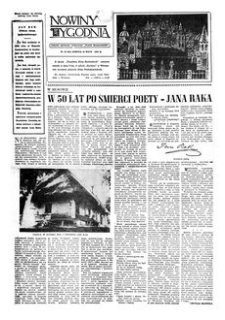 Nowiny Tygodnia : dodatek społeczno-kulturalny „Nowin Rzeszowskich”. 1959, R. 10, nr 18 (16 maja)